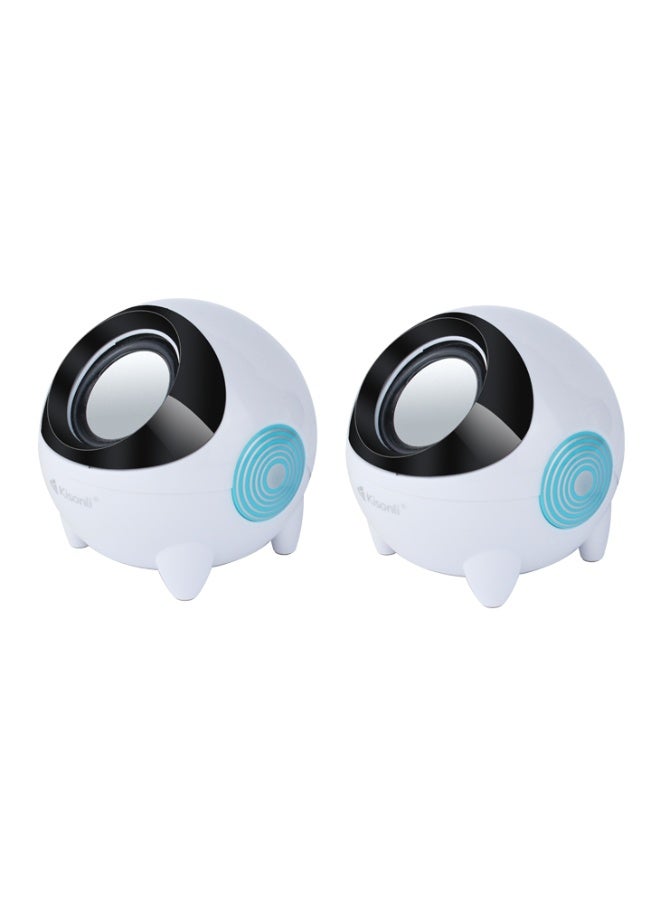 Kisonli K800 2.5 Inch Full Range Meeting Speaker Sound Box Speaker Professional Dj Bass - Image 1