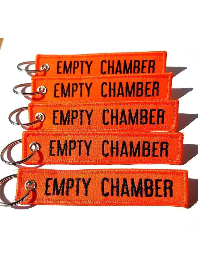 Rotary13B1 EMPTY CHAMBER - Key Chains - 5pcs (Neon Orange) - Image 1