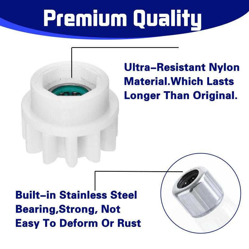 FOJOO 3 Pack Pedal Bearing Replacement for OCedar Mop Bucket - Easy Fix for 90% Rotation Mop Bucket on The Market, Compatible with mop Head Pedal Clutch Bearing Repair Kit - Image 3
