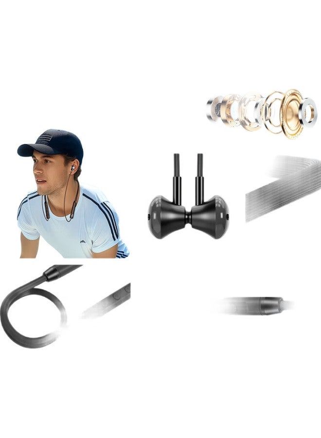 aigo Hanging Neck Wireless Sports Bluetooth Earphones With Sweat Drainage Design, Bluetooth 5.4, Compatible With Huawei, Xiaomi, Apple, Long Battery Life Wl01 - Image 3