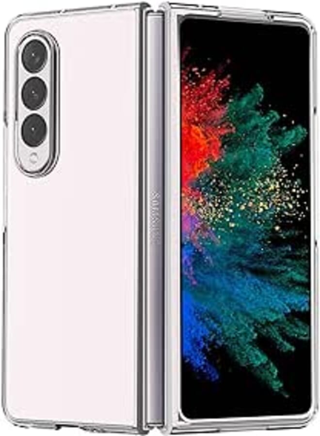 AICase for Samsung Galaxy Z Fold 4 Case Clear, [Anti-Yellow] Ultra-Thin Slim Fit Transparent Hard PC Protective Phone Case for Samsung Fold 4 5G