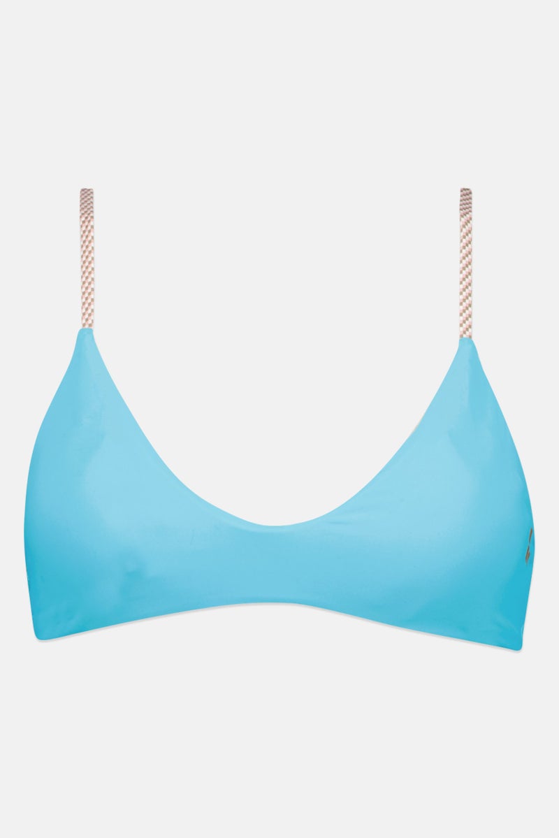 arena بيكيني علوي بشعار العلامة التجارية للنساء، تركواز - Image 1