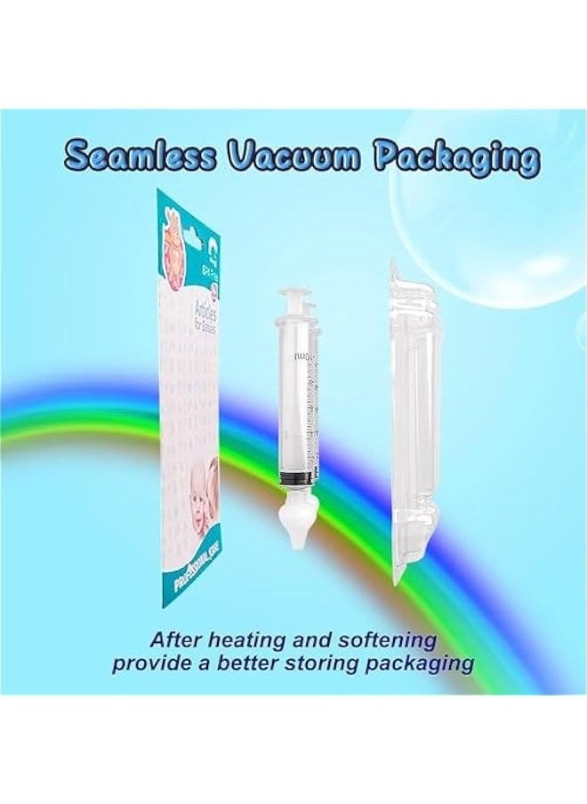 Generic Nasal Syringe for Baby Yellow - 2PCS - Safe Silicon Baby Nasal Aspirator Qucik Syringe Nose Cleaner Rinsing Tool for Baby/Infant/Kid  - Image 4