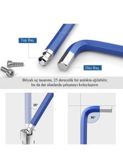 Ceta Form LT7/900 7 Piece Long Type Ball Head L Allen Key Set  - Image 4