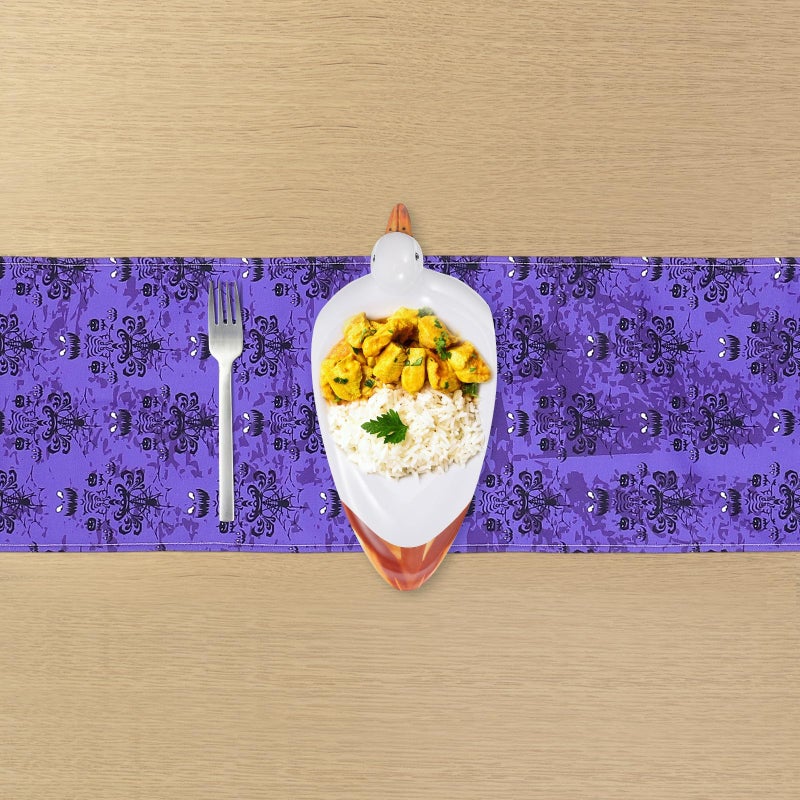 Melamine Duck Shaped Serving Plate Large White Dish For Salad Fruit Dessert Party Tableware - Image 5