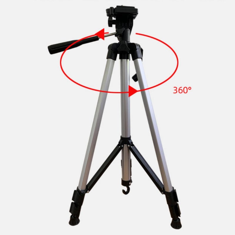 المقصورة ثلاثية الأرجل 330A للكاميرات المركبة (SLR) وآلة التصوير المحمولة، تصوير البث المباشر، قاعدة مقصورة ثلاثية الأرجل للهاتف، قاعدة أرضية للتصوير الذاتي - Image 5