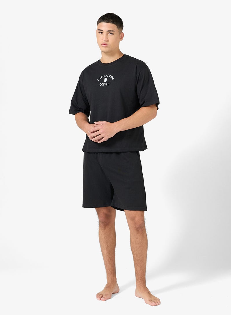 Seventy Five Nightwear T-Shirt & Shorts Set - Image 1