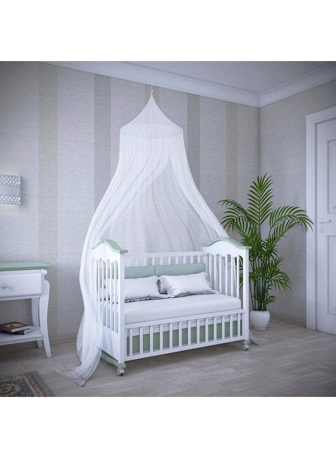 Lavish Home Trademark Global Mosquito Repelling Net for Beds, Hammocks, and Cribs - Insect Protection Hanging Canopy for Camping with Large Screen Opening by Lavish Home - 75-31215 , White - Image 4