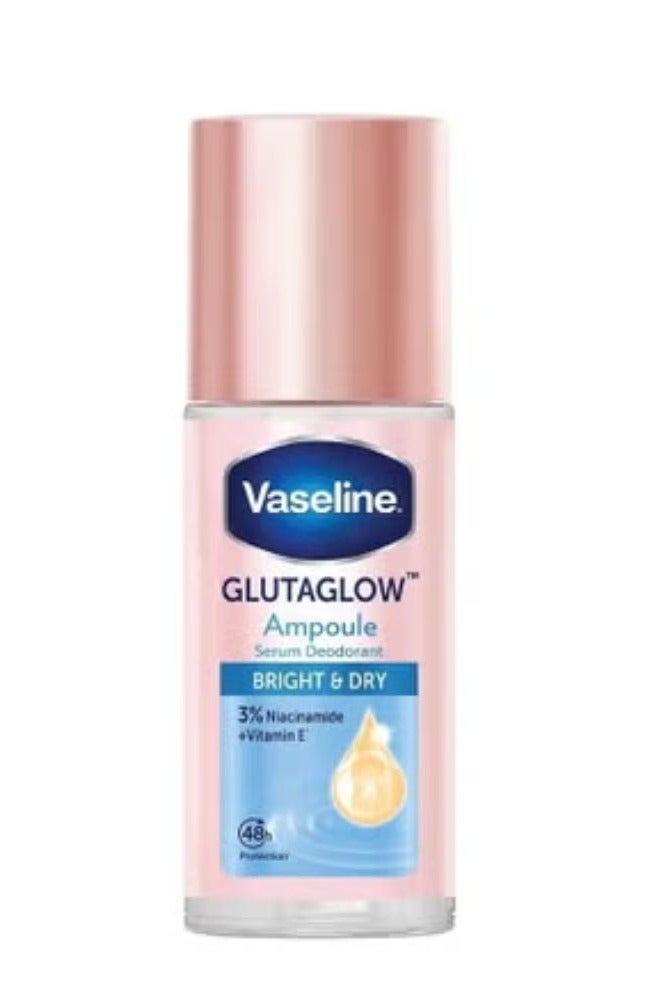 Vaseline Glutaglow Bright And Dry Ampoule Serum Deodorant Roll On 45 ml