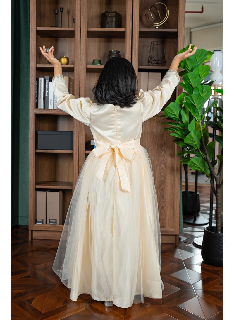 D'Daniela Satin Gown Dress - Image 5