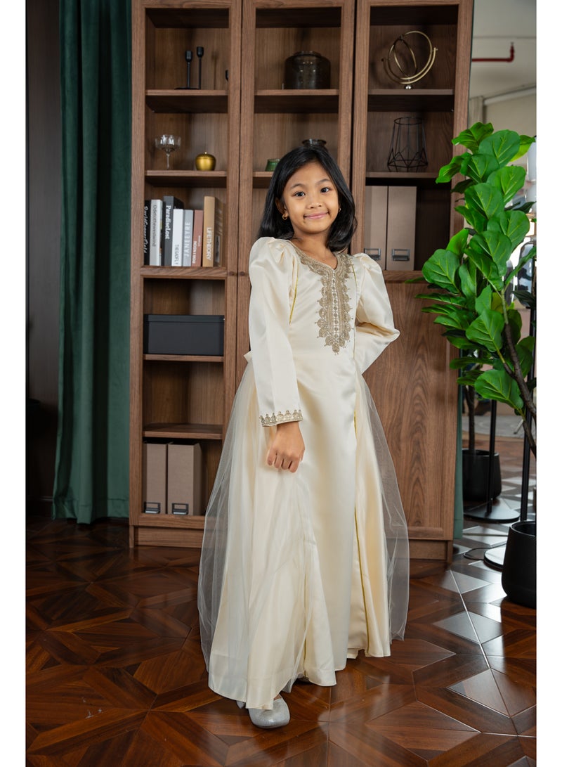 D'Daniela Satin Gown Dress - Image 3