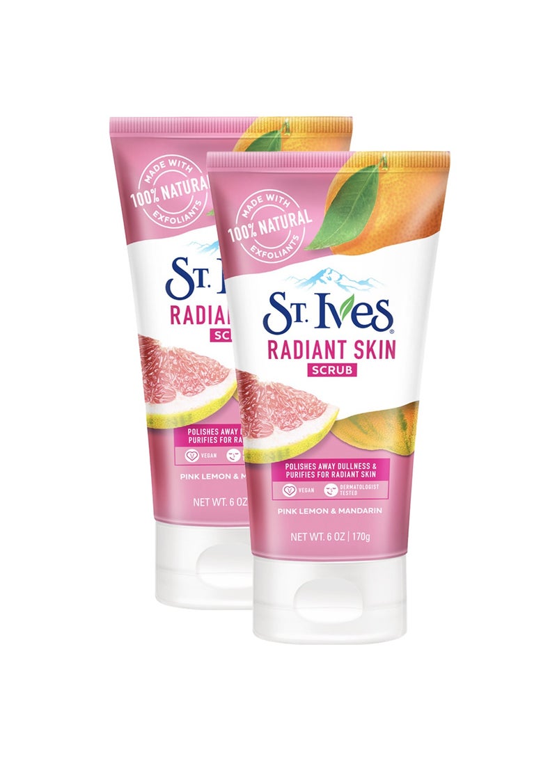 ST. Ives مقشر الوجه بليمون وردي وبرتقال ماندارين من ست. آيفز للبشرة المتألقة - Image 1