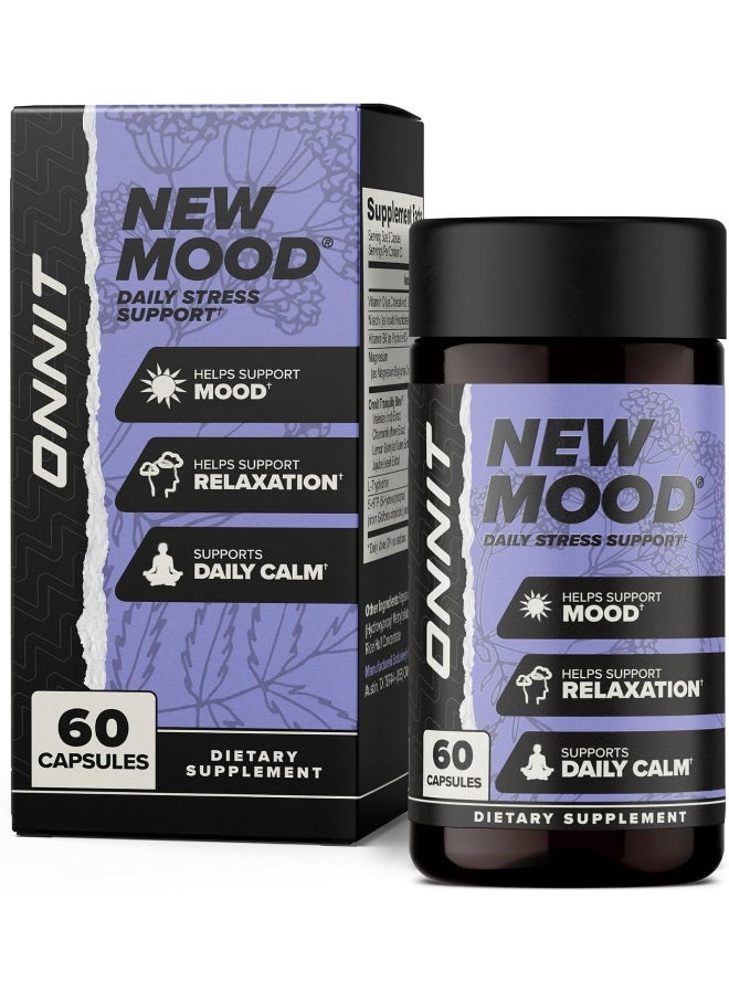 ONNIT New Mood® - Daily Stress, Mood, Sleep & Serotonin Supplement - Image 1