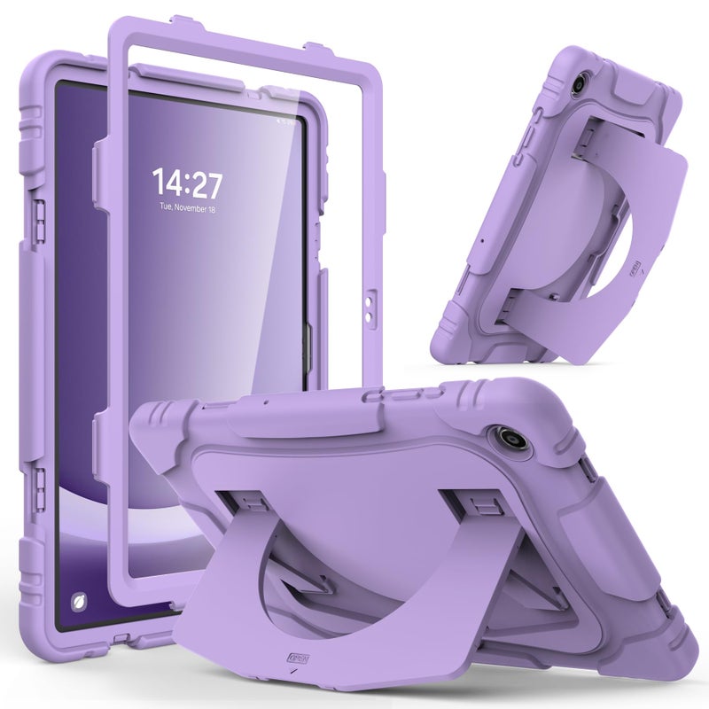 Rantice Heavy Duty Shockproof Case for Samsung Galaxy Tab A11+ & A9+ 11 Inch Tablet | Includes Screen Protector & Larger Kickstand | 3-Layer Protective Cover for Tablet A11 Plus/A9 Plus, Purple - Image 1