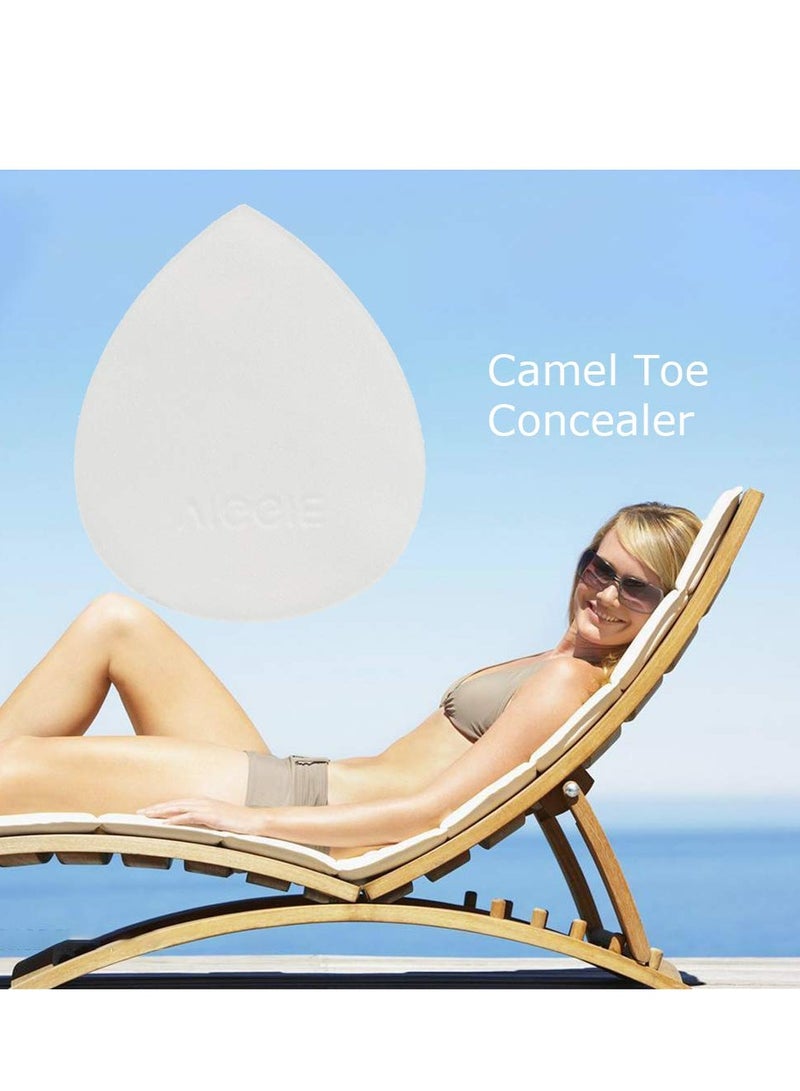 Generic 1 Pairs Camel Toe Concealer Safe Silicone Anti Camel Toe Leggings Secret Pads Reusable Traceless Adhesive Camel Toe Pads For Women Leggings Yoga Pants Bikin Swimsuit M  - Image 1