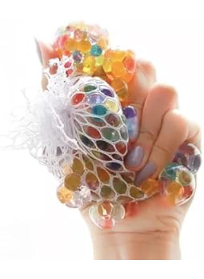 Colorful Stress Relief Toy Grape Mesh Net Ball Mesh Squishy Ball Fidget Toys Stress Balls For Kids & Adults