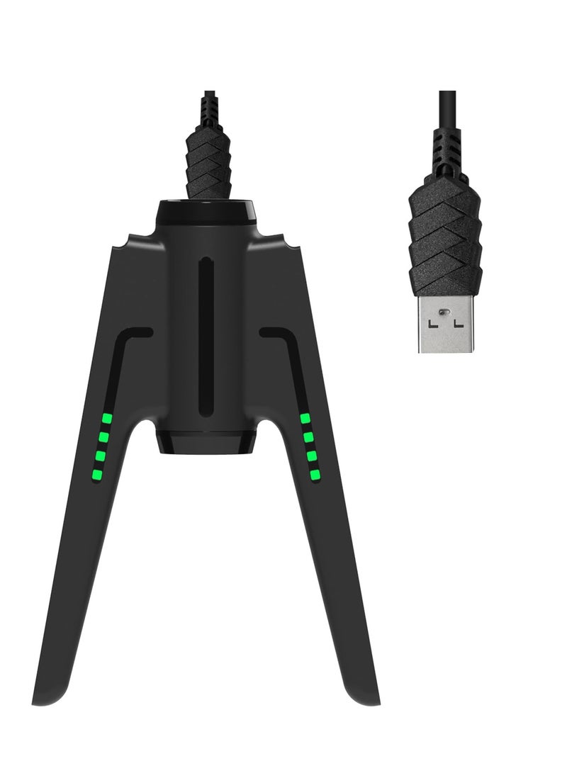 IINE Joy-con Charging Grip, Compatible with Nintendo Switch/ OLED, Switch Joy-Con Controller Charger with Indicators, Portable Joy-con Charging Grip with 1PC 1.5m Type-c Cable, Slide Design - Image 1