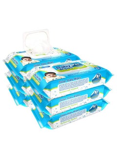 GLIDER Baby Wipes With Moisture Lock Flip Top Contains Aloe Vera & Vitmain E Ph Balanced With No Parabens & Chlorine (Pack Of 6 (432 Wipes))  - Image 2