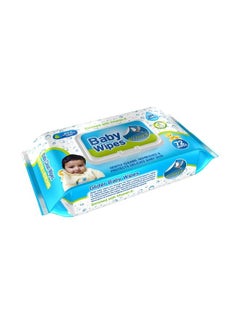 GLIDER Baby Wipes With Moisture Lock Flip Top Contains Aloe Vera & Vitmain E Ph Balanced With No Parabens & Chlorine (Pack Of 6 (432 Wipes))  - Image 4