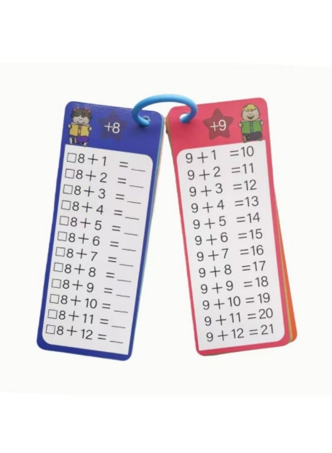 15 بطاقة أرقام رياضية قابلة للمسح، بطاقات تعليمية تعليمية للرياضيات - Image 4