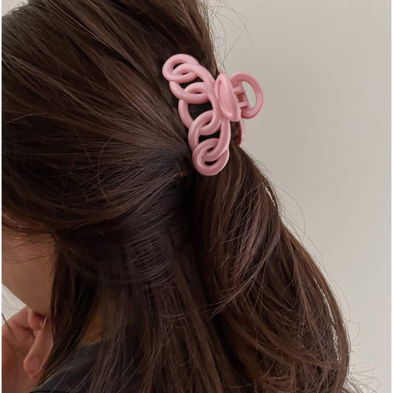 Canitor Hair Clips Set: 8PCS Banana Claw Clips for Thin Hair, Non-Slip Vines Twining French Design Barrettes - Image 3