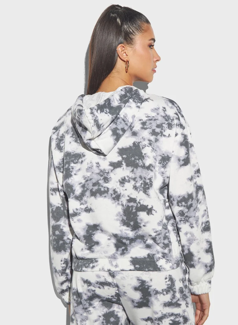 اس بي كاركترز Garfield Print Drawstring Detail Hoodie