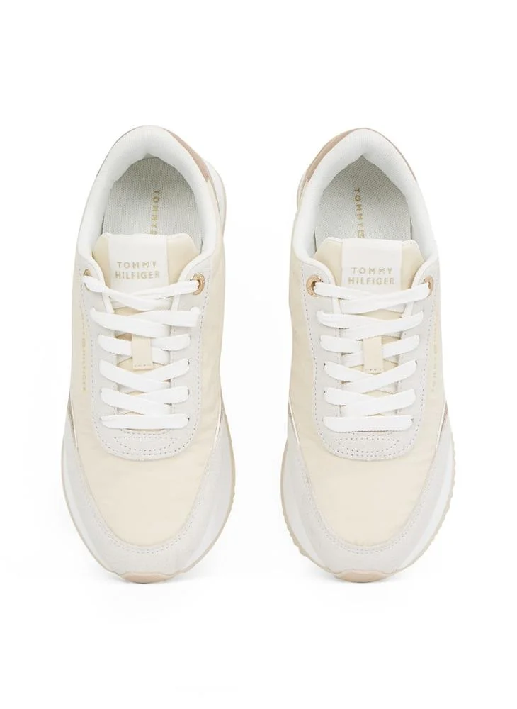 TOMMY HILFIGER Logo Detail Lace Up Low Top Sneakers
