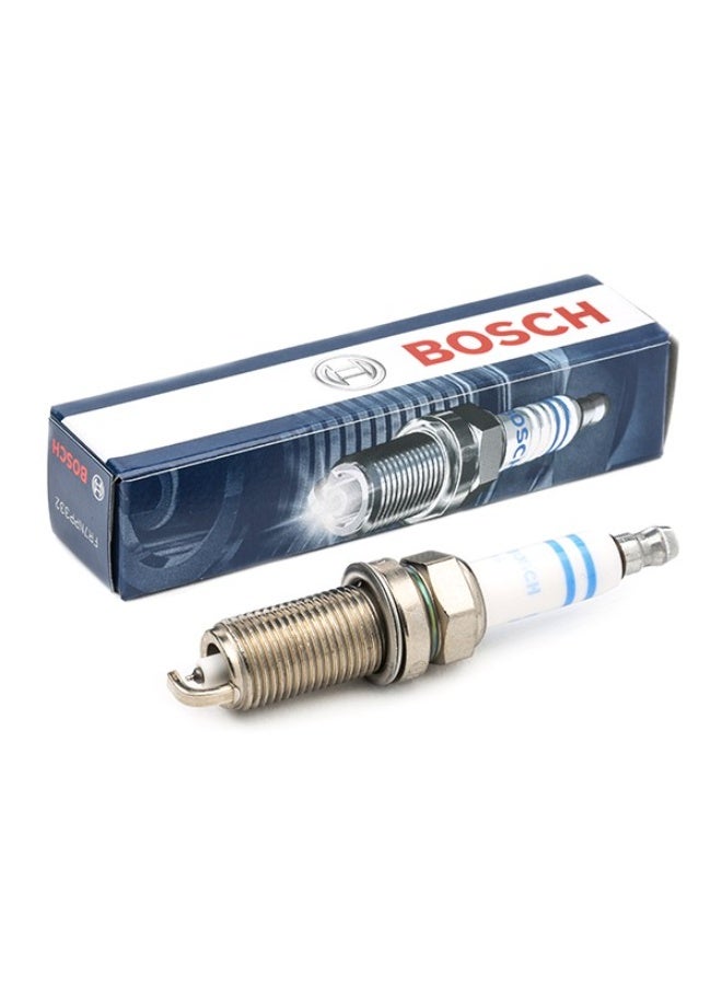 Bosch 16mm Double Platinum Spark Plug for Subaru Impreza G12 1.6 AWD (2007-2011) 3-Series E90, 5-Series E60, 7-Series F02, X3, X5 (N52)