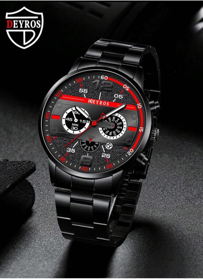 DEYROS - Elegant Watch For Men Size 41mm - Image 1