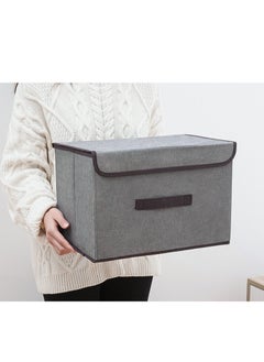 Generic The clothes cloth art receive box, may fold receive box dustproof receive box, take the lid receive basket wardrobe to arrange the box  - Image 2