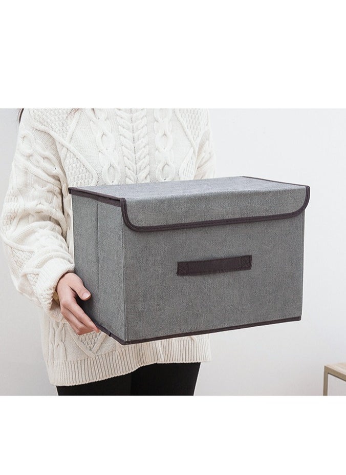 Generic - The clothes cloth art receive box, may fold receive box dustproof receive box, take the lid receive basket wardrobe to arrange the box - Image 1