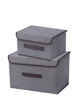 Generic The clothes cloth art receive box, may fold receive box dustproof receive box, take the lid receive basket wardrobe to arrange the box  - Image 1