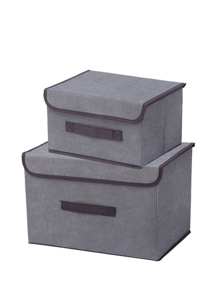 Generic - The clothes cloth art receive box, may fold receive box dustproof receive box, take the lid receive basket wardrobe to arrange the box - Image 1