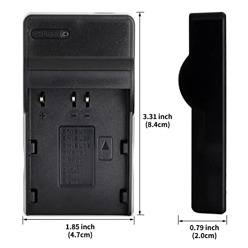 Norifon EN-EL3 USB Charger for Nikon D100, D100 SLR, D200, D300, D300s, D50, D70, D70s, D80, D90, DSLR D700 Camera and More - Image 4