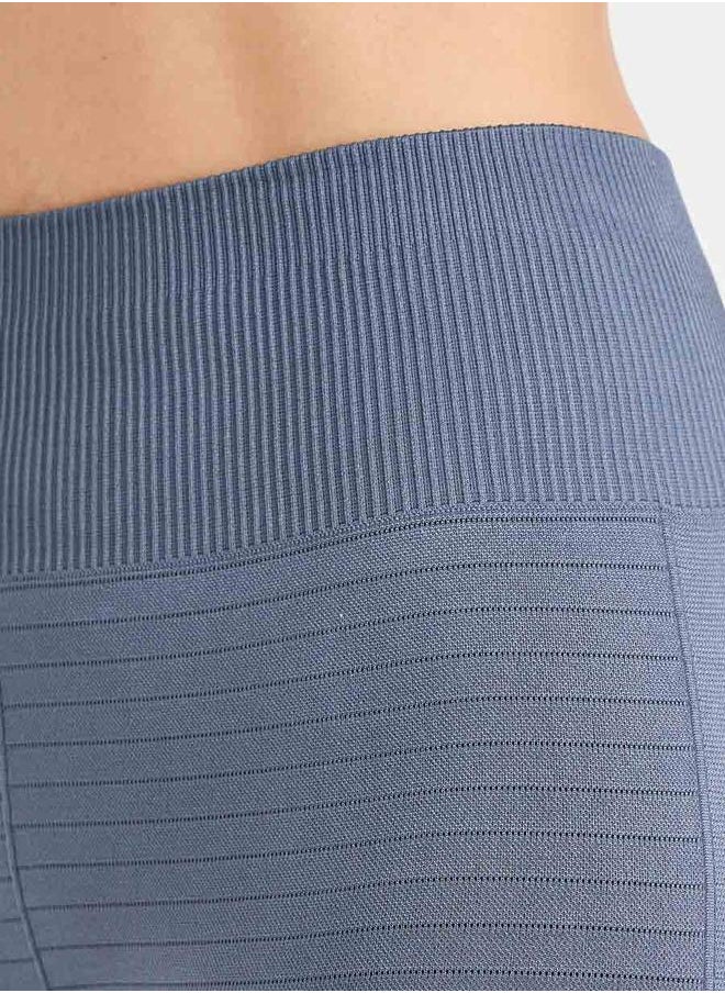 Styli - Seamless Knee Jacquard Pattern Leggings - Image 1