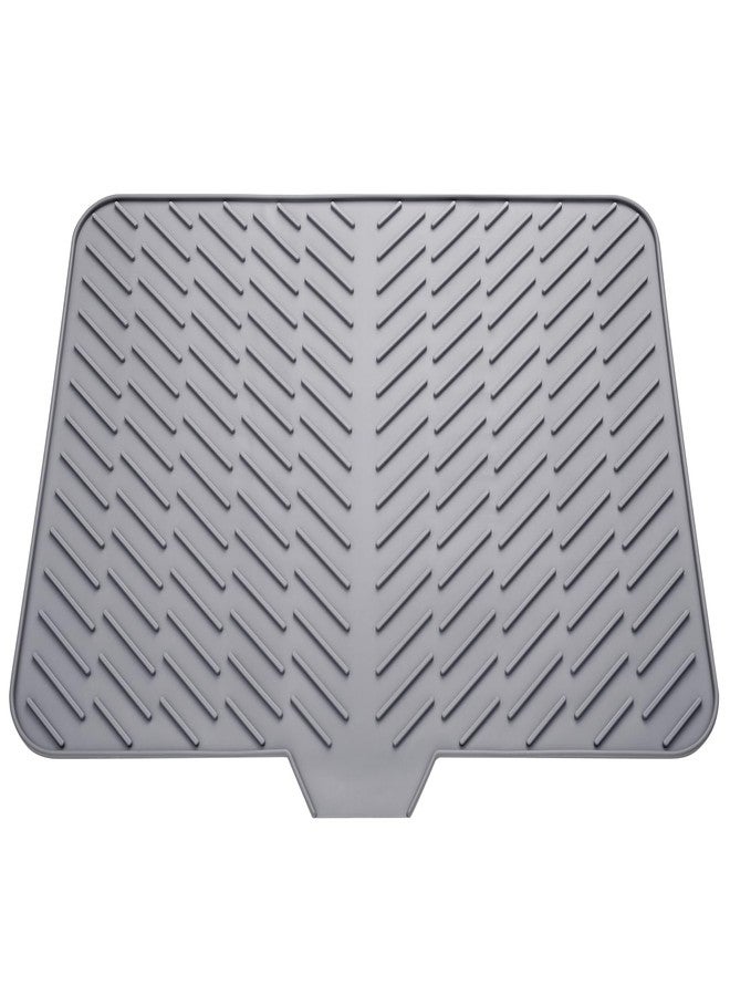 LKYLIVE Silicone Dish Drying Mat with Drain Lip, Extra Large Dish Draining Mat for Kitchen Counter,Easy to Clean Drying Pad,BPA Free - Image 1