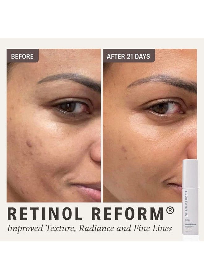 SHANI DARDEN - Skincare Retinol Reform Antiaging Face Serum Reduce Fine Lines Wrinkles Hyperpigmentation And Texture With Minimal Irritation 101 Fl Oz - Image 1
