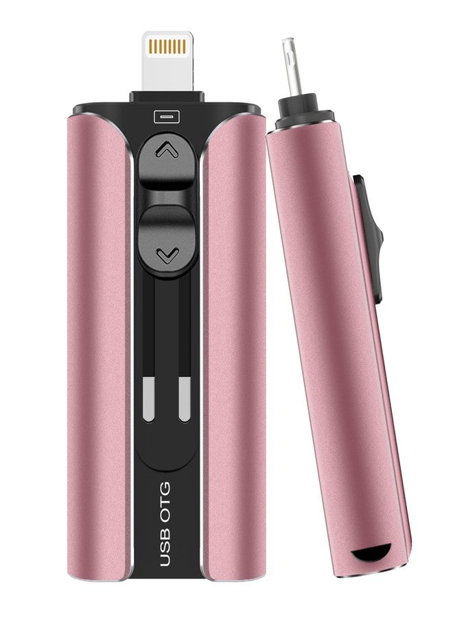 ROSPE MFi Certified 256GB Flash Drive for iPhone USB Memory Stick Thumb Drives, High Speed USB Stick iPhone Flash Drive for Photos Videos,Photo Stick External Storage for iPhone/iPad/Android/Laptop (Pink) - Image 1