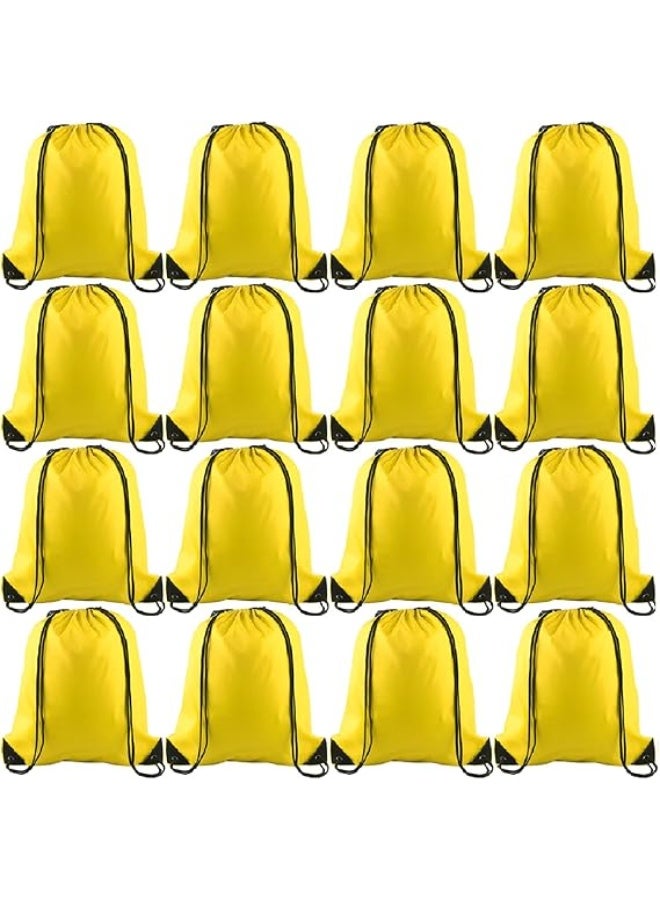 12 Pcs Drawstring Backpack Bags Sport Gym Sack Cinch Bags Bulk for School Traveling and Storage - Image 1