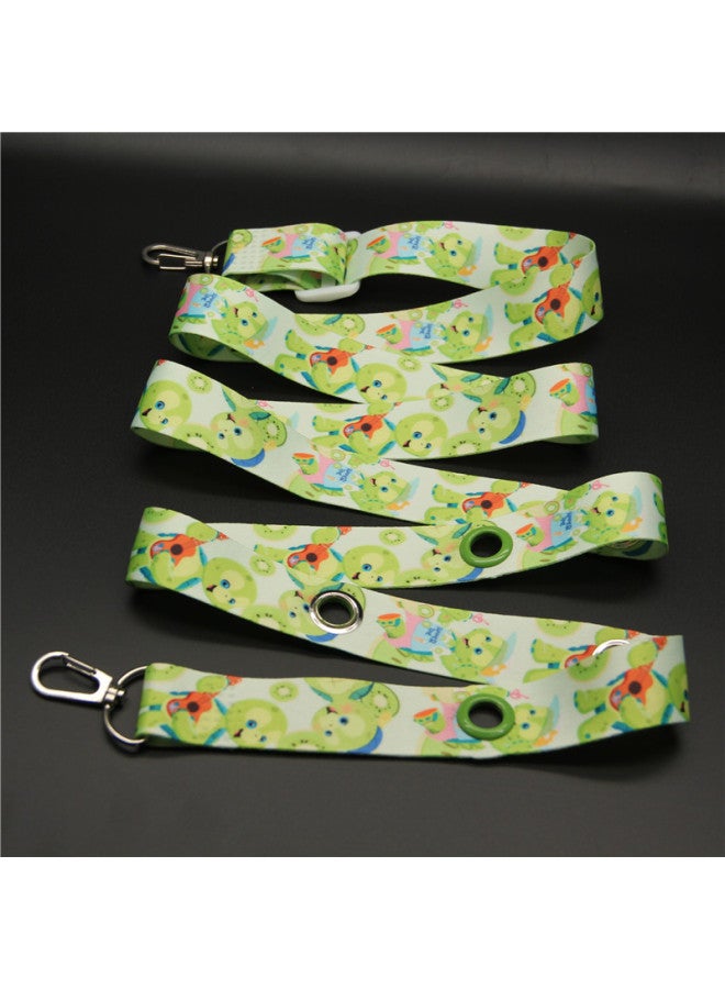 Lingna Belle Pain Strap Replacement Lanyard Bag Thermos Cup Kettle Strap Strap Lanyard Doll Crossbody Lanyard Widened-Specifications:Style (9)6 Holes - Image 1