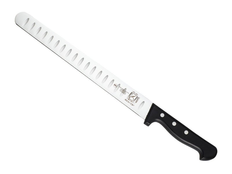 Mercer Culinary M23720 Renaissance, 11-Inch Granton Edge Slicing Knife - Image 1