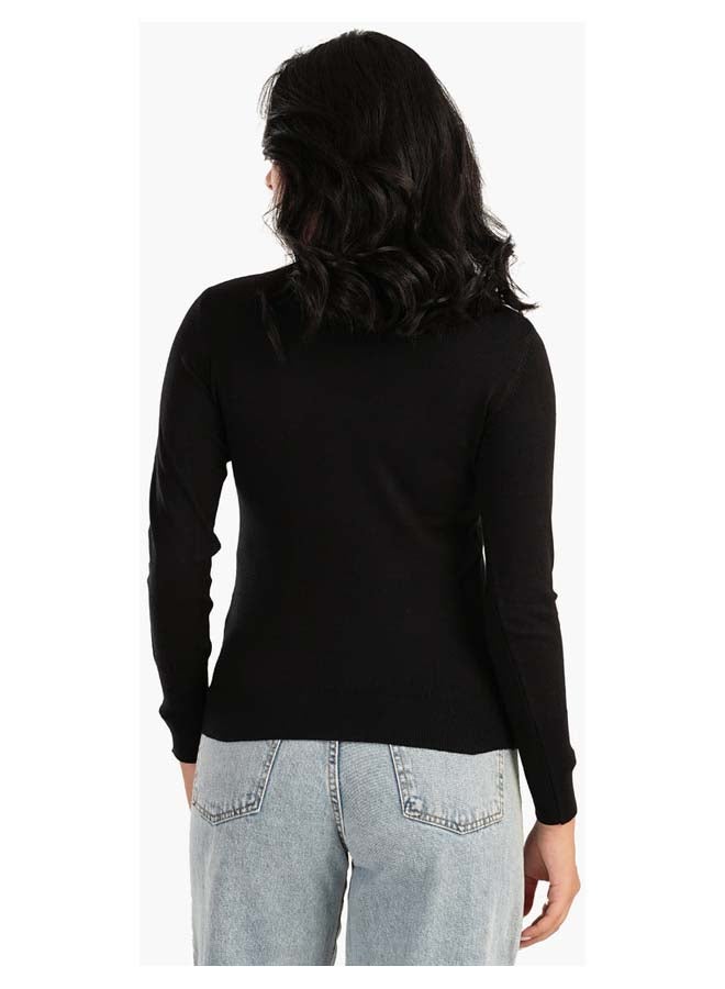 Carina Pullover with Buttoned Shoulder - Image 3
