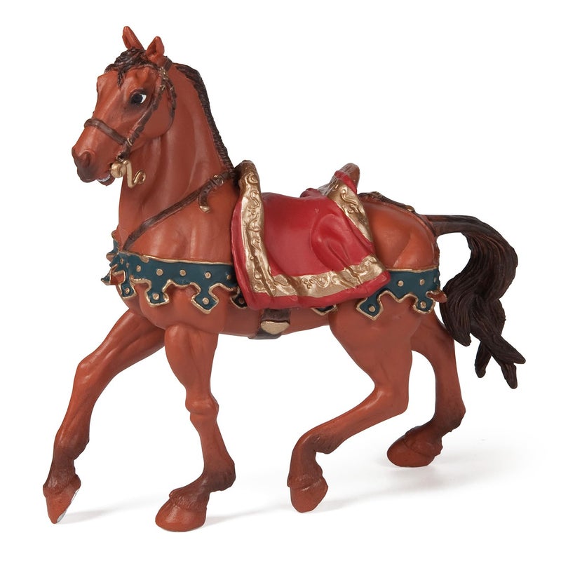 Papo HandPainted Figurine Historicals Caesars Horse 39805 Collectible for Children Suitable for Boys and Girls from 3 Years Old