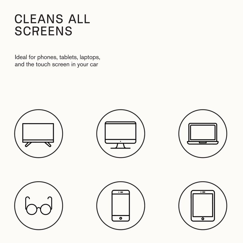 am Screen Cleaner Spray and Wipe - Touch Screen Cleaner for Car, Laptop, Phone, and Tablet - Portable Screen Cleaner Spray Kit for Streak-Free, Safe Cleaning of All Displays - Image 3