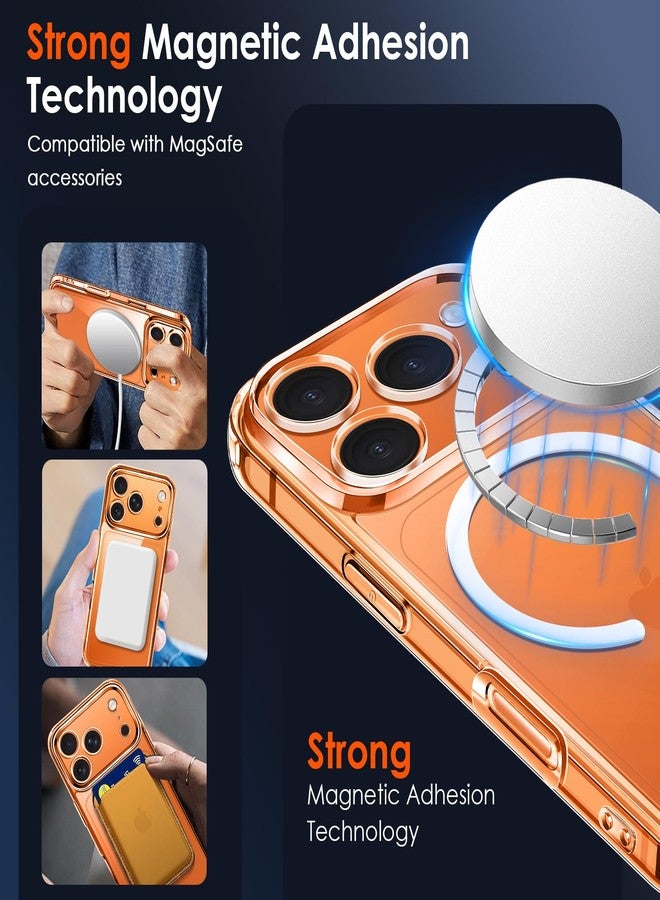 إيفولير جراب إيفولر المغناطيسي لهاتف آيفون 17 برو (6.3 بوصة)، لا يصفر لونه أبدًا، حماية عسكرية، مقاوم للصدمات والخدوش، جراب حماية شفاف - Image 3