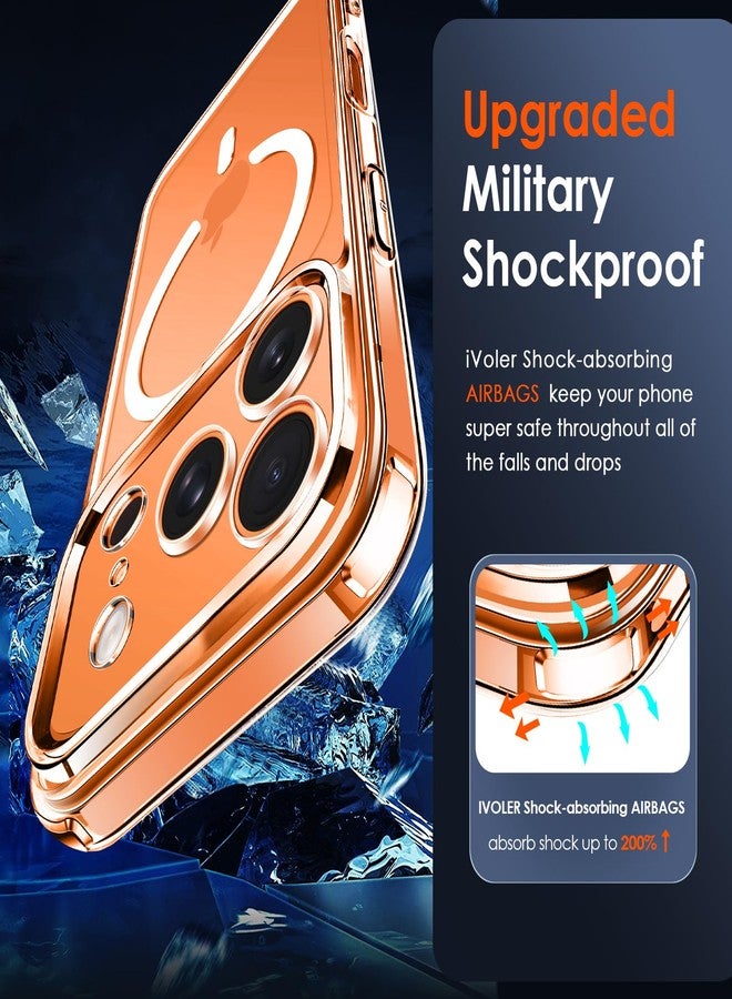 إيفولير جراب إيفولر المغناطيسي لهاتف آيفون 17 برو (6.3 بوصة)، لا يصفر لونه أبدًا، حماية عسكرية، مقاوم للصدمات والخدوش، جراب حماية شفاف - Image 5