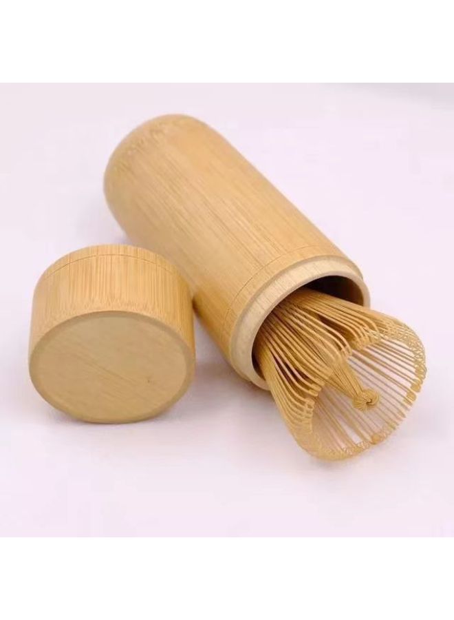 Matcha Tool Set Tea Brush Baibenli Matcha Brush Tea Spoon Tea Dial White Card Packaging Lettering Style Tea Brush