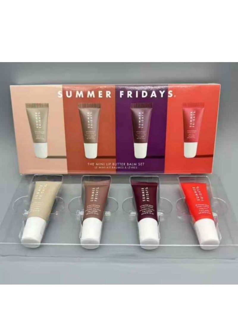 4 in 1 Lip Butter Balm set - Hydrating & Shiny Lip Treatment, Vanilla,Poppy,Vanilla Beige, Brown Sugar,5g*4 - pzsku/ZE2252C8CAF1EF87D023CZ/45/_/1733562674/958ae032-75fe-4896-a420-ae4df1891d61