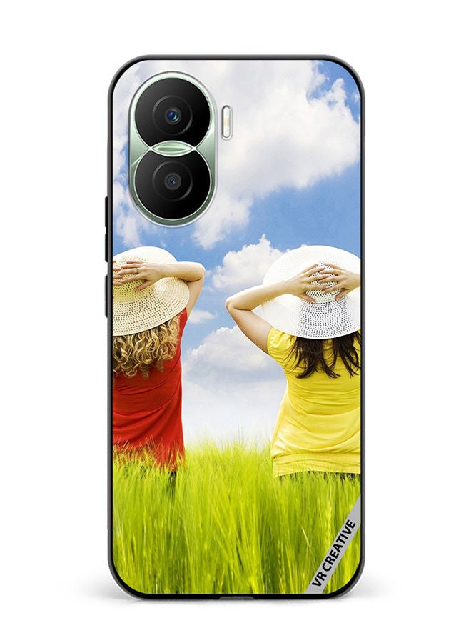 VR CREATIVE Protective Case Cover For Honor Play7T Pro Enjoying The Weather Design Multicolour - Image 1