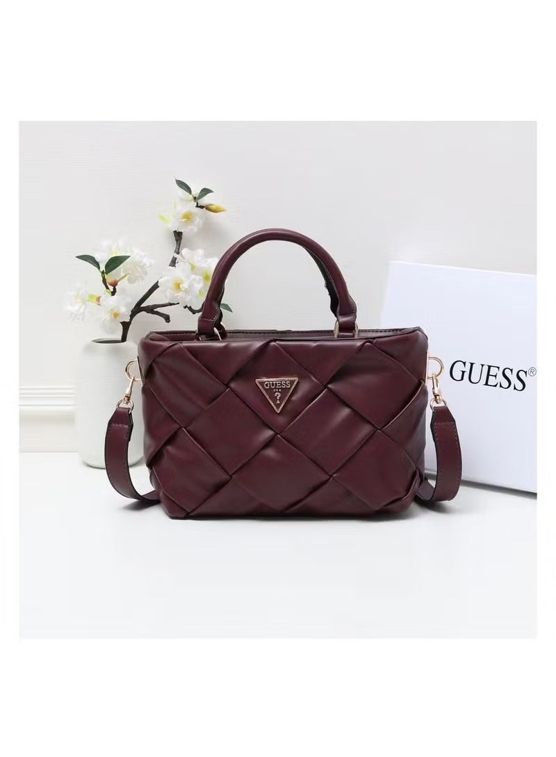 GUESS Women's Woven Fashion Crossbody Shoulder Bag Handbag 29Ã10Ã17cm